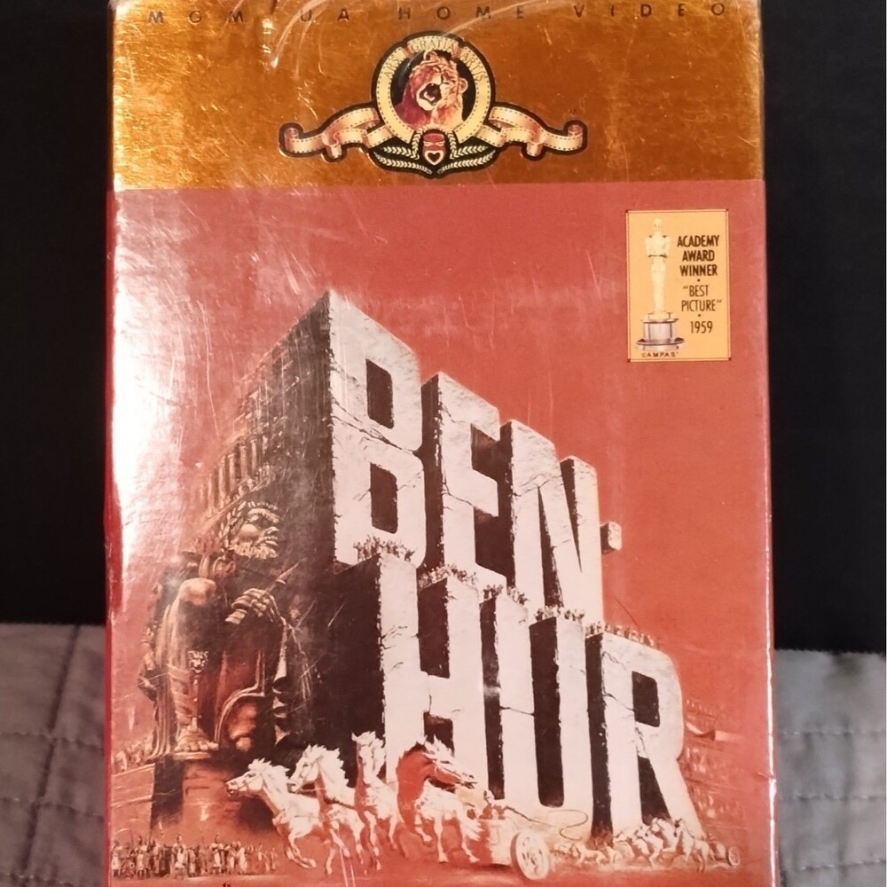 MGM/UA Home Video Ben-Hur VHS NTSC 1959 G Hi-Fi Stereo Videophonic